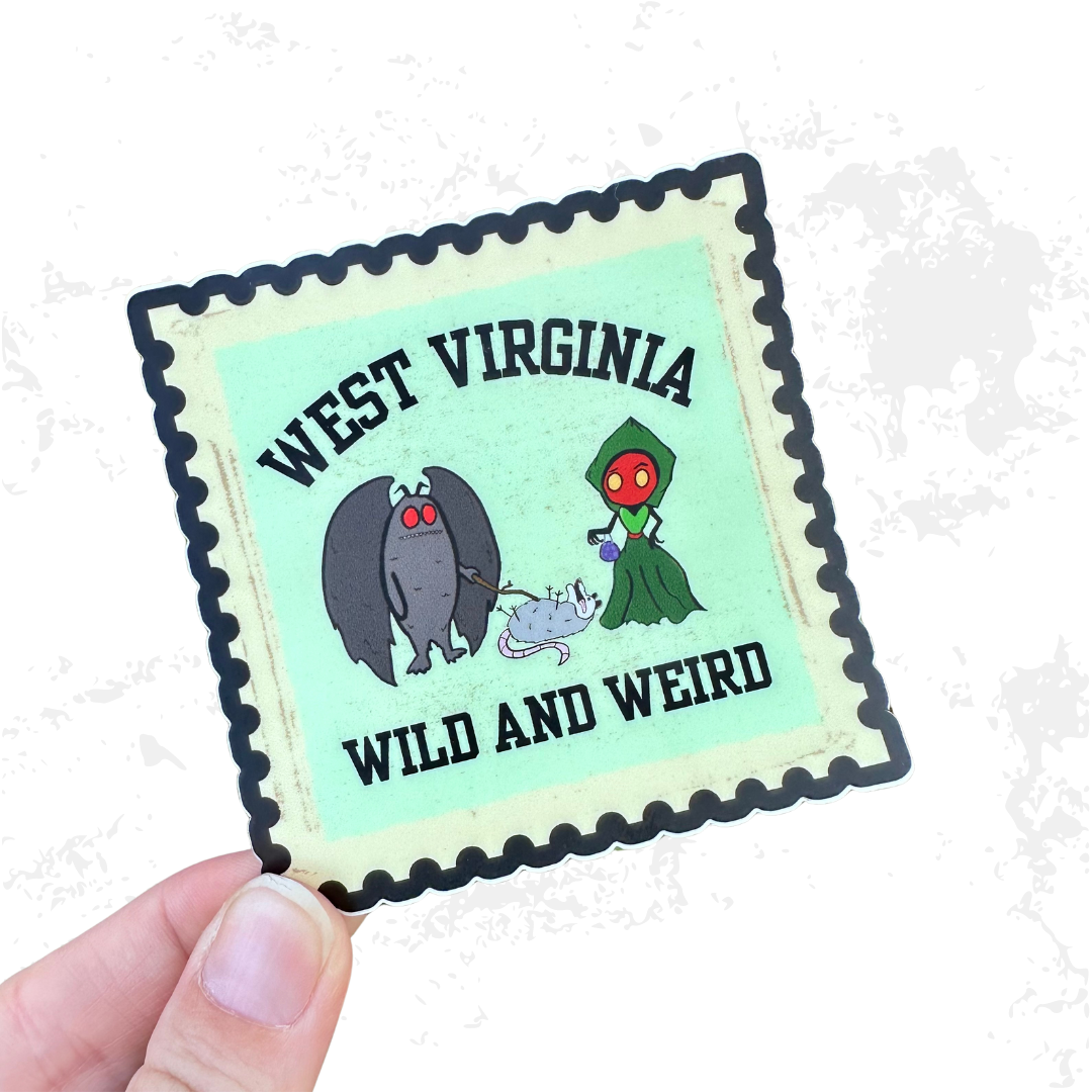 STRANGE CHARM - Wild and Weird Stamp Sticker