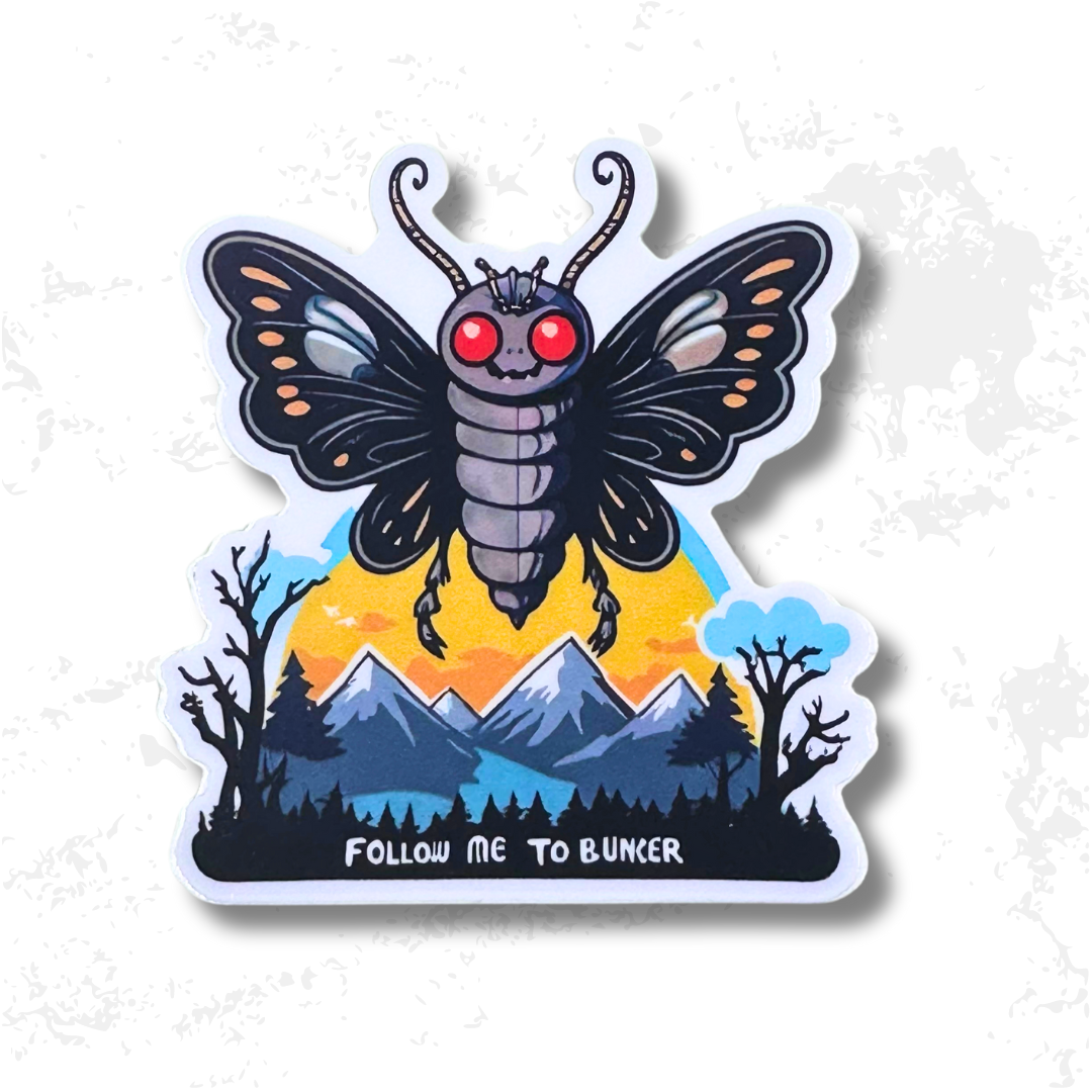 STRANGE CHARM - Follow me to Bunker Sticker