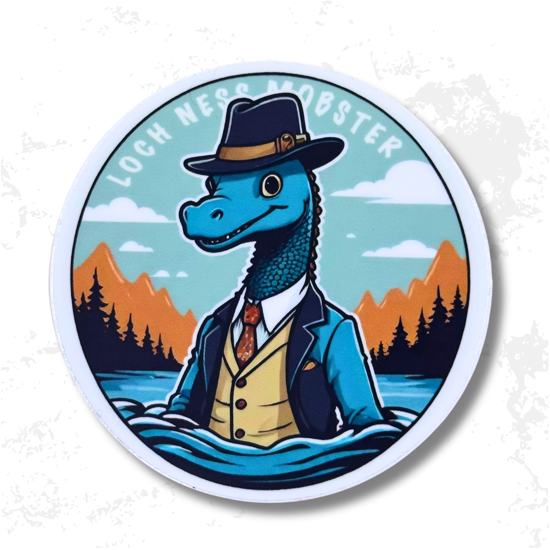 STRANGE CHARM - Loch Ness Mobster Sticker