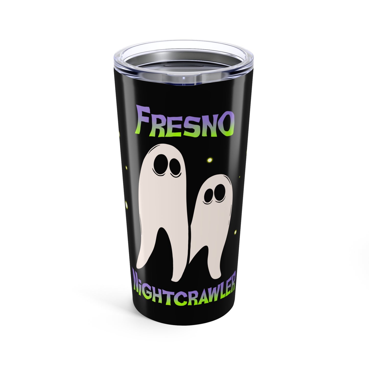 Fresno Nightcrawlers 20oz Tumbler, Hand Drawn Cryptid Travel Mug
