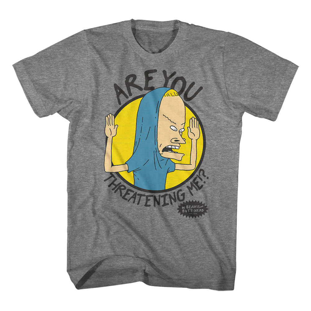 BEAVIS AND BUTTHEAD - T Shirt ARE YOU THREATENING ME