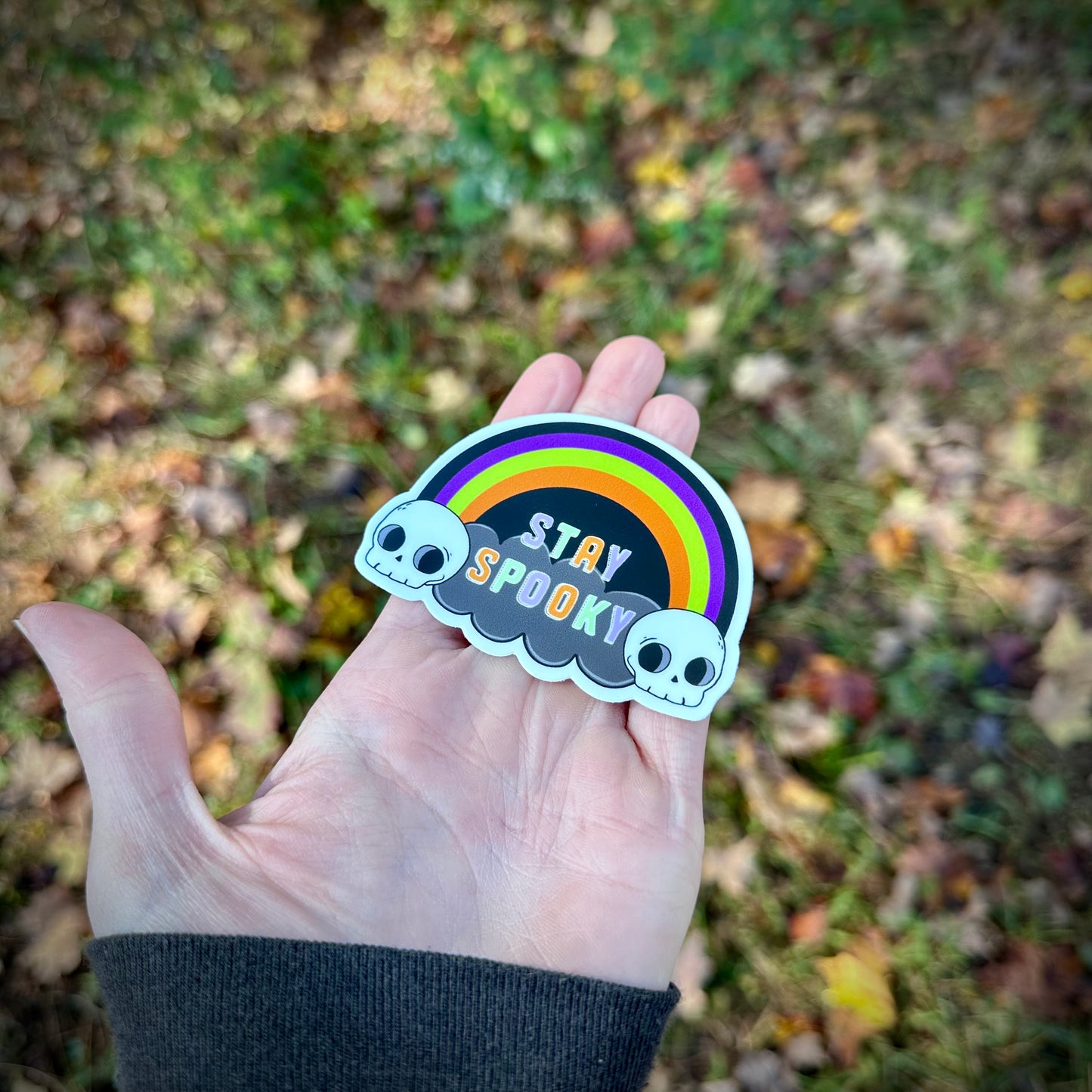 STRANGE CHARM - Stay Spooky Rainbow Sticker