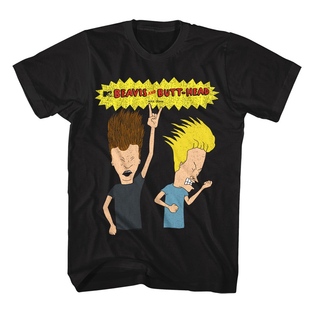 BEAVIS AND BUTTHEAD - T Shirt Rockin Out