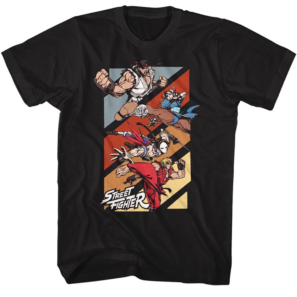 STREET FIGHTER - T Shirt FOUR FIGHTERS