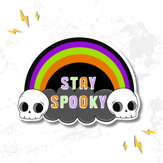 STRANGE CHARM - Stay Spooky Rainbow Magnet