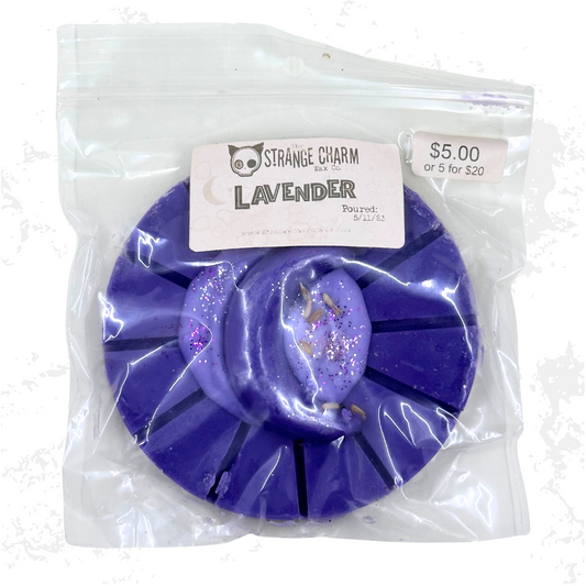 STRANGE CHARM WAX - Lavender SNAP CHARM Wax Melt