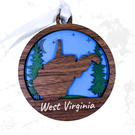 West Virginia Ornament