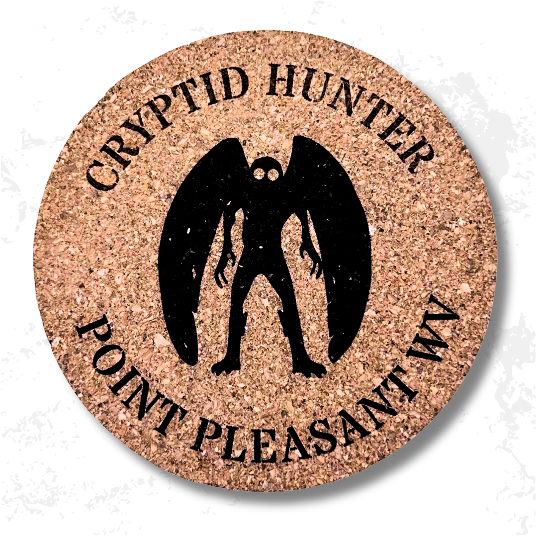 STRANGE CHARM - Cryptid Hunter Mothman Coaster