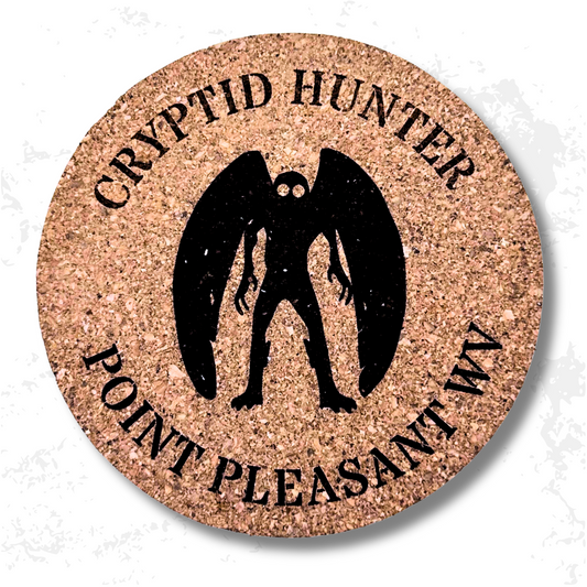 STRANGE CHARM - Cryptid Hunter Mothman Coaster