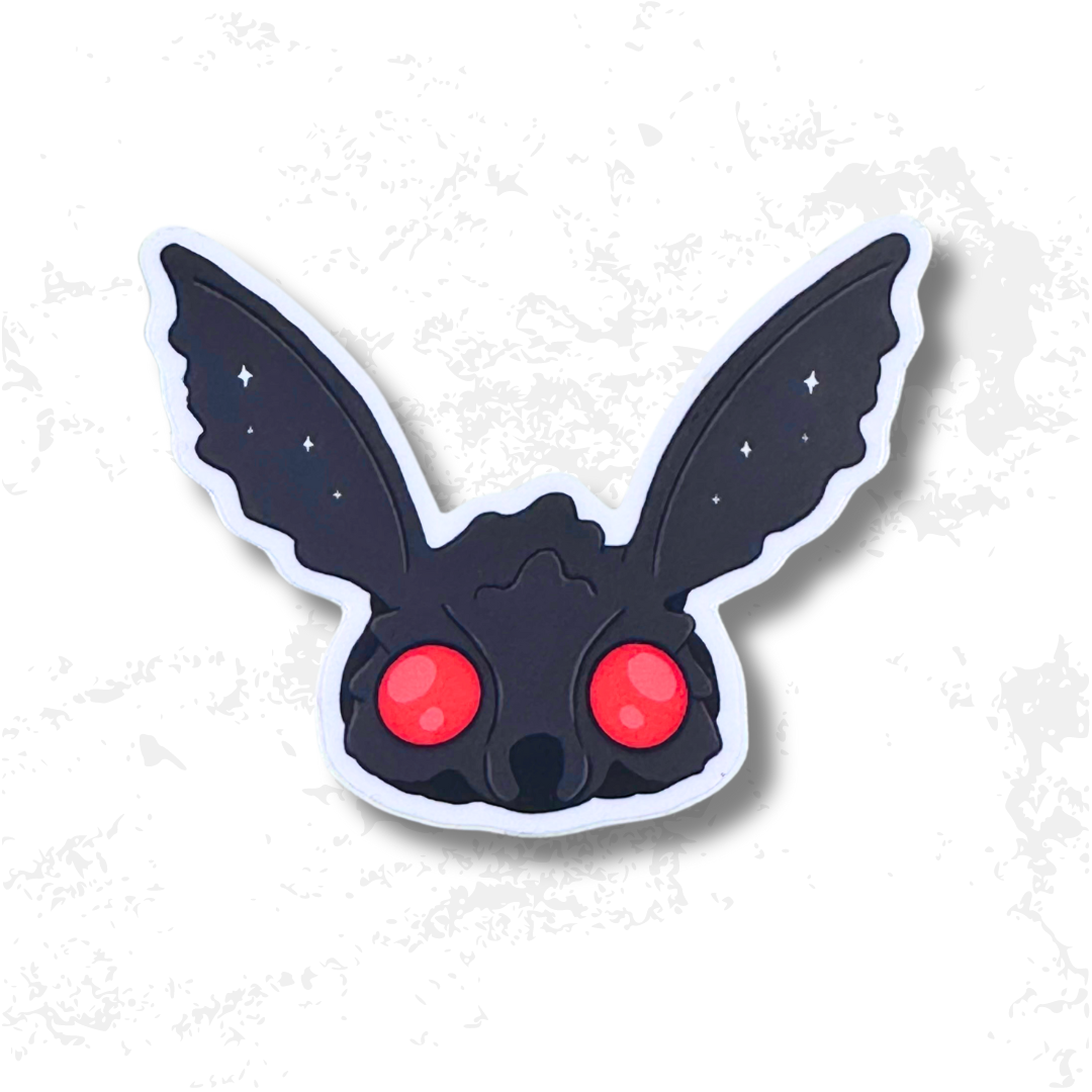 STRANGE CHARM - Mothman Head Sticker