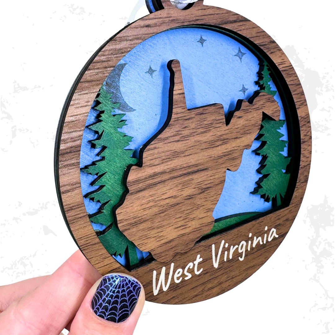 West Virginia Ornament