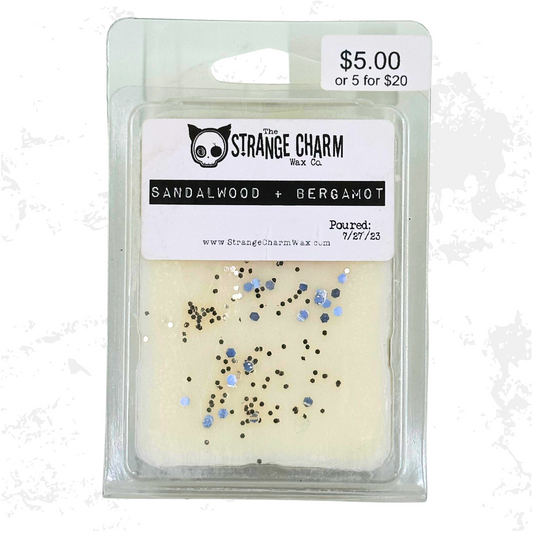 STRANGE CHARM WAX - Sandalwood & Bergamot Wax Melts