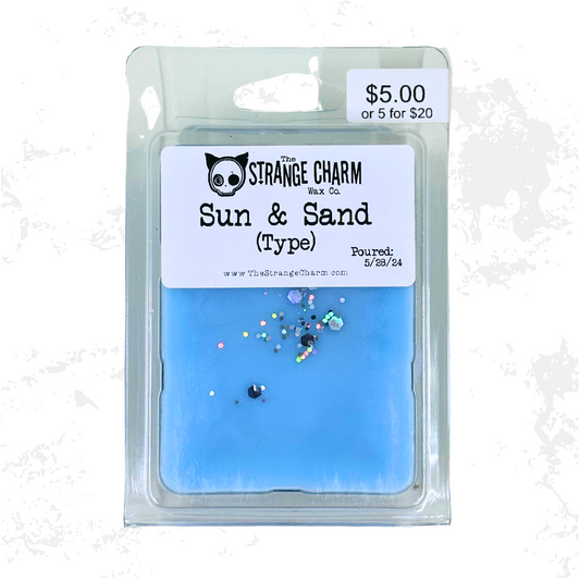 STRANGE CHARM WAX - Sun & Sand Type Wax Melt 2024