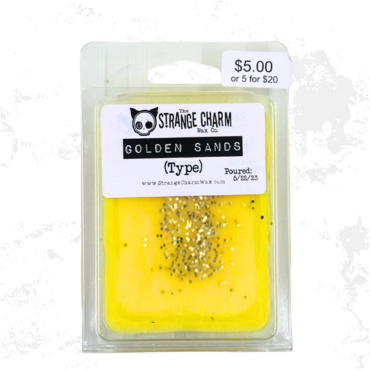 STRANGE CHARM WAX - Golden Sands Type Wax Melt