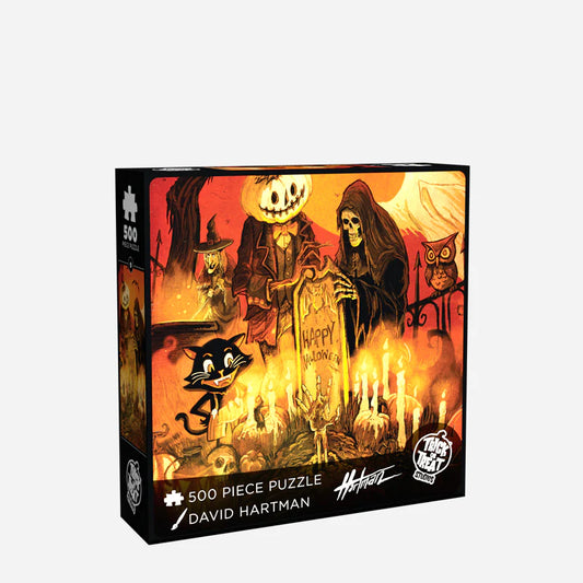 Halloween at the Cemetery 500 Piece Jigsaw Puzzle