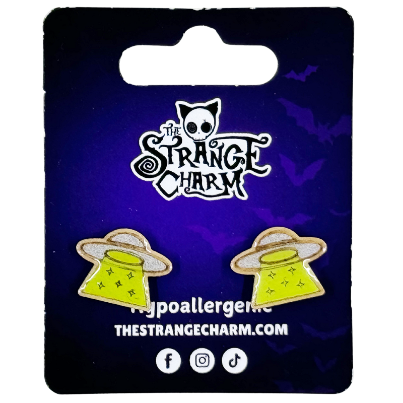 STRANGE CHARM - Alien Abduction Earrings