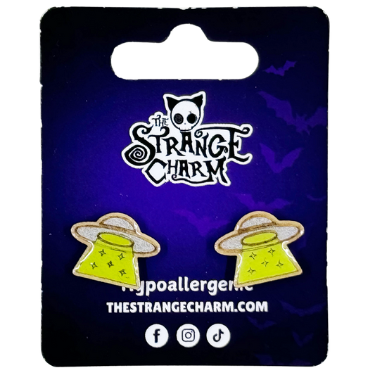 STRANGE CHARM - Alien Abduction Earrings