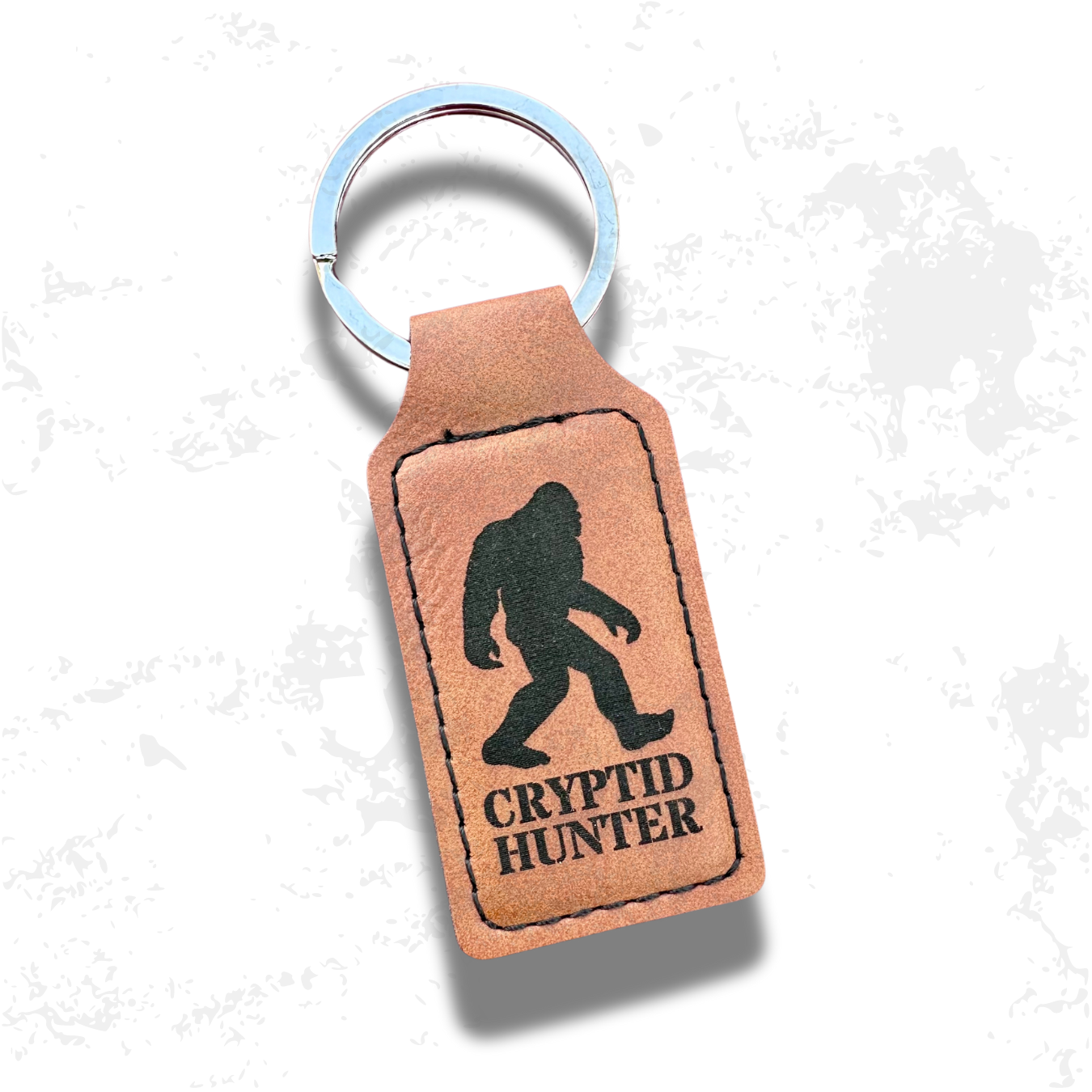 STRANGE CHARM - Bigfoot Leather Keychain