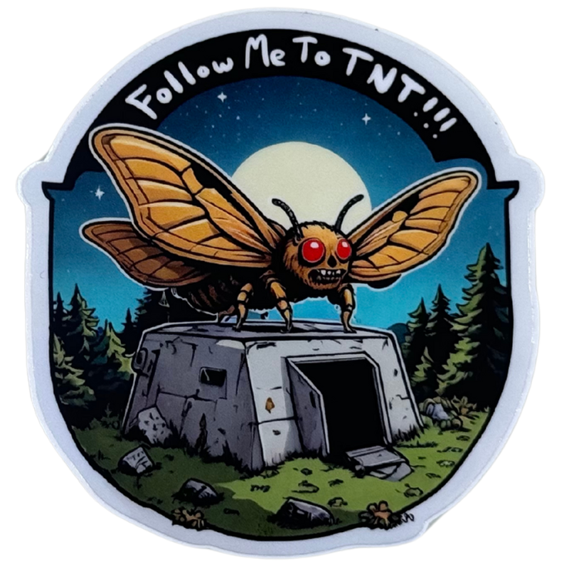 STRANGE CHARM - Follow Me To TNT Sticker