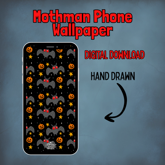 Mothman Phone Wallpaper