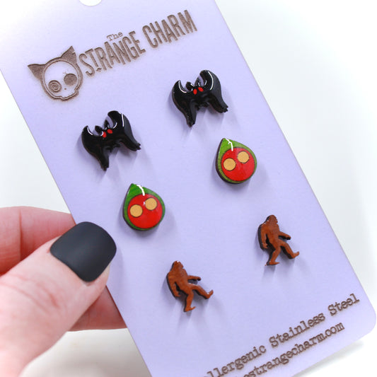 STRANGE CHARM - Cryptid Earring Set