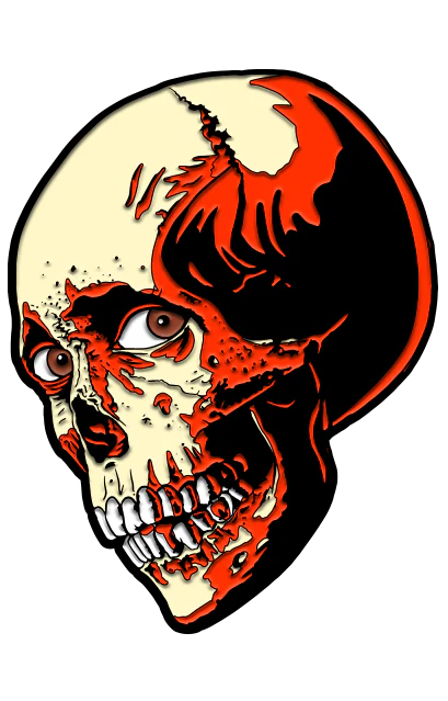 EVIL DEAD - Evil Dead 2 Poster Skull Enamel Pin